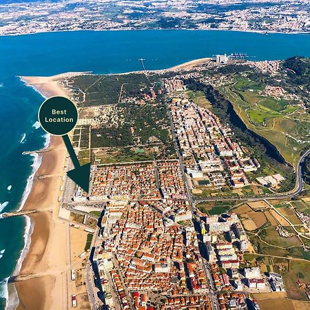 Sea View & Sundown, 150M From The Beach And Surf Spots Costa de Caparica Εξωτερικό φωτογραφία
